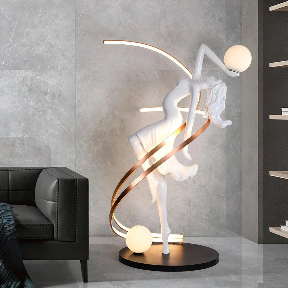 Aura Goddess Sculpture Floor Lamp 6