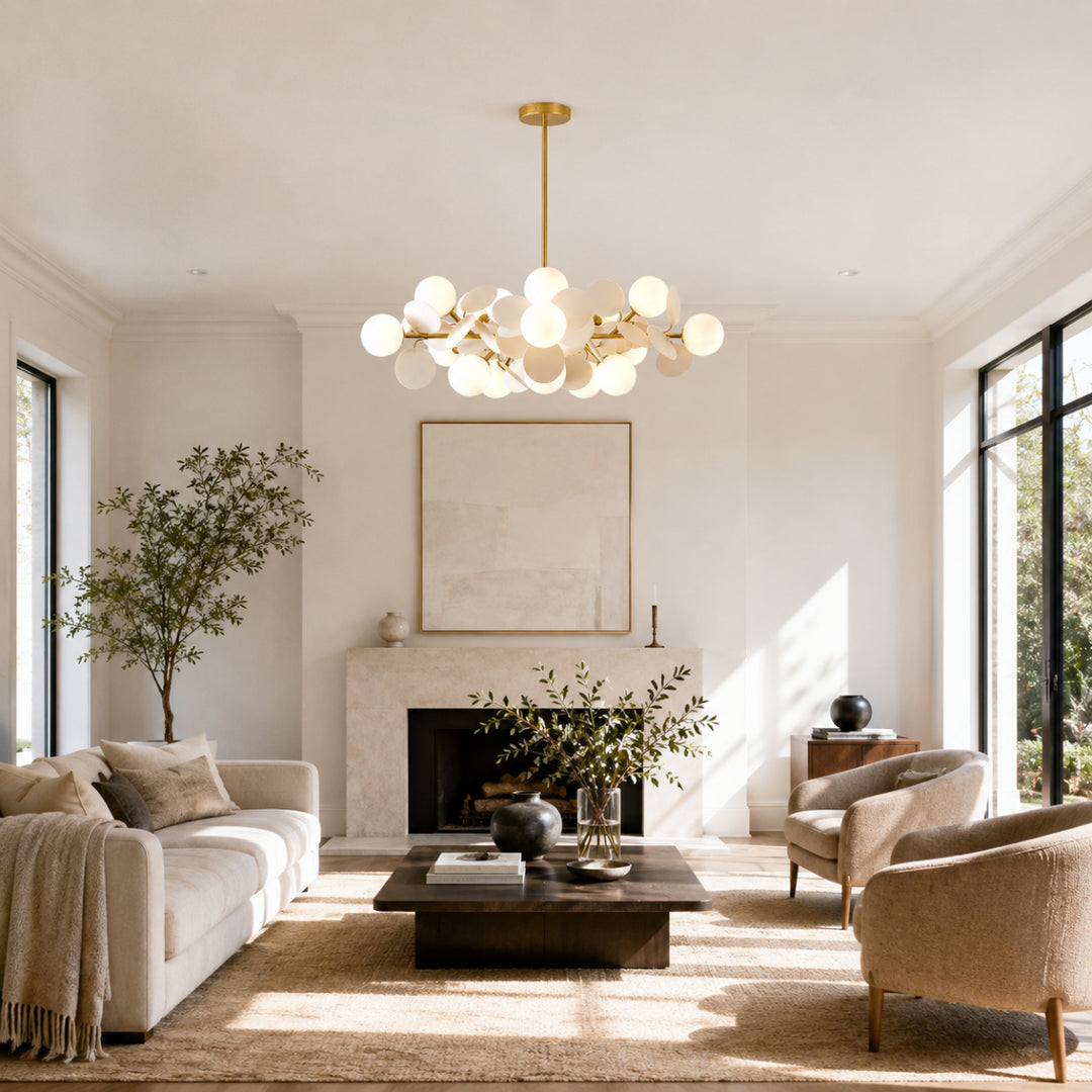 Aura Modern  Petal Chandelier 12