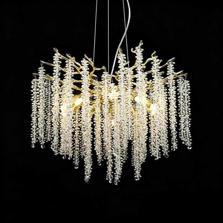 Aurelia Gold Willow Branch Chandelier 2