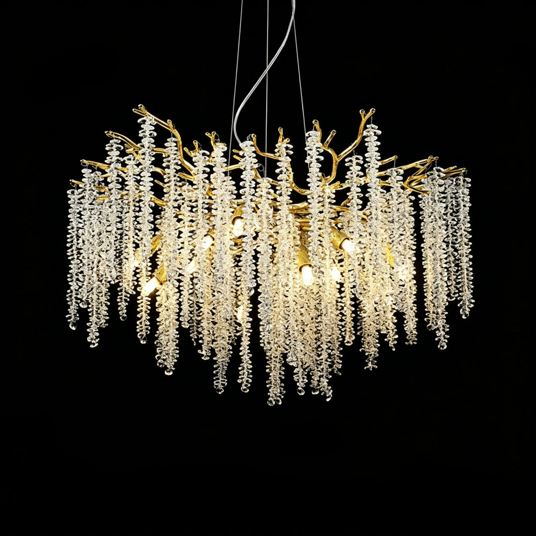 Aurelia Gold Willow Branch Chandelier 3