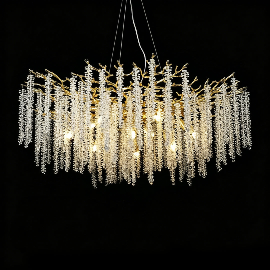 Aurelia Gold Willow Branch Chandelier 4
