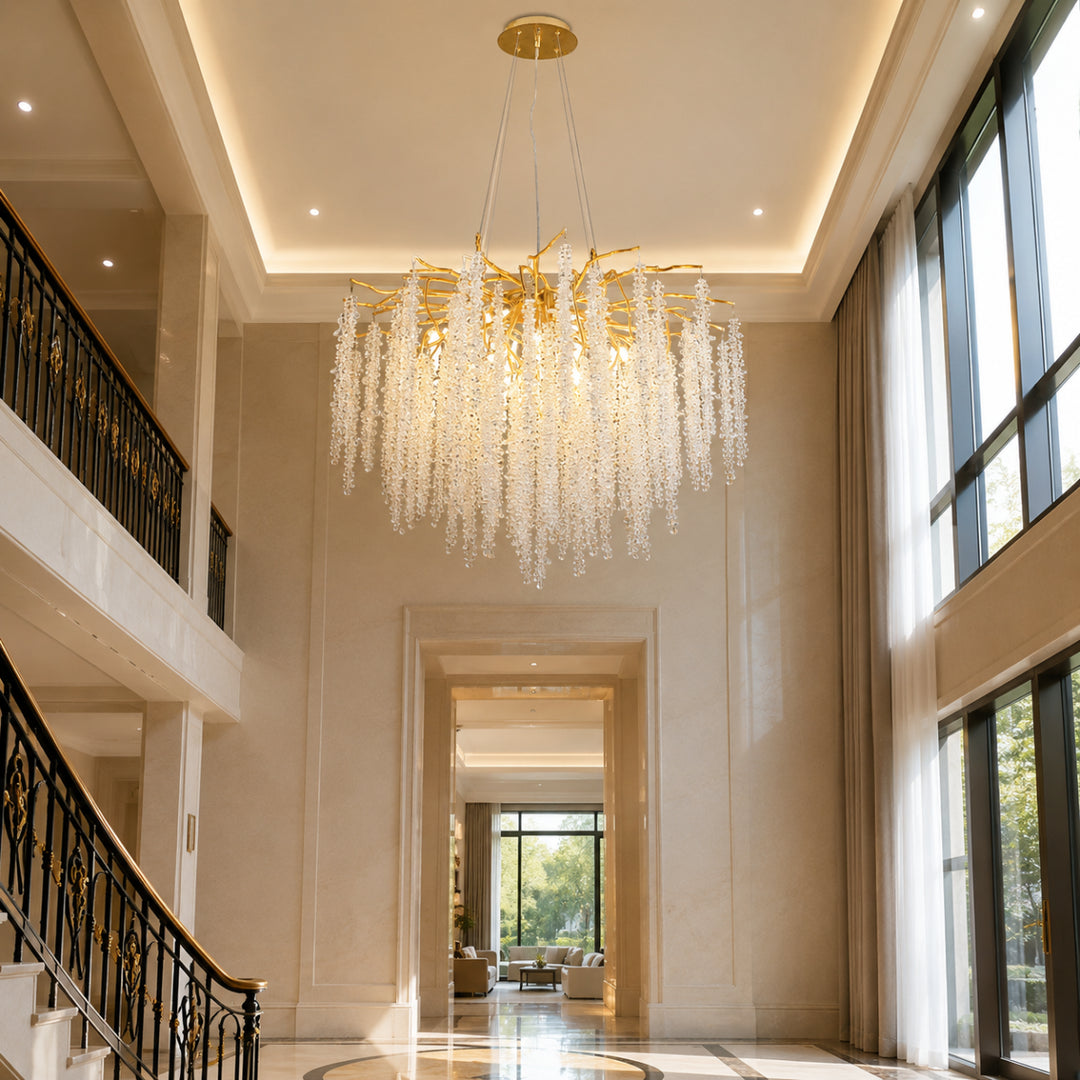 Aurelia Gold Willow Branch Chandelier 7