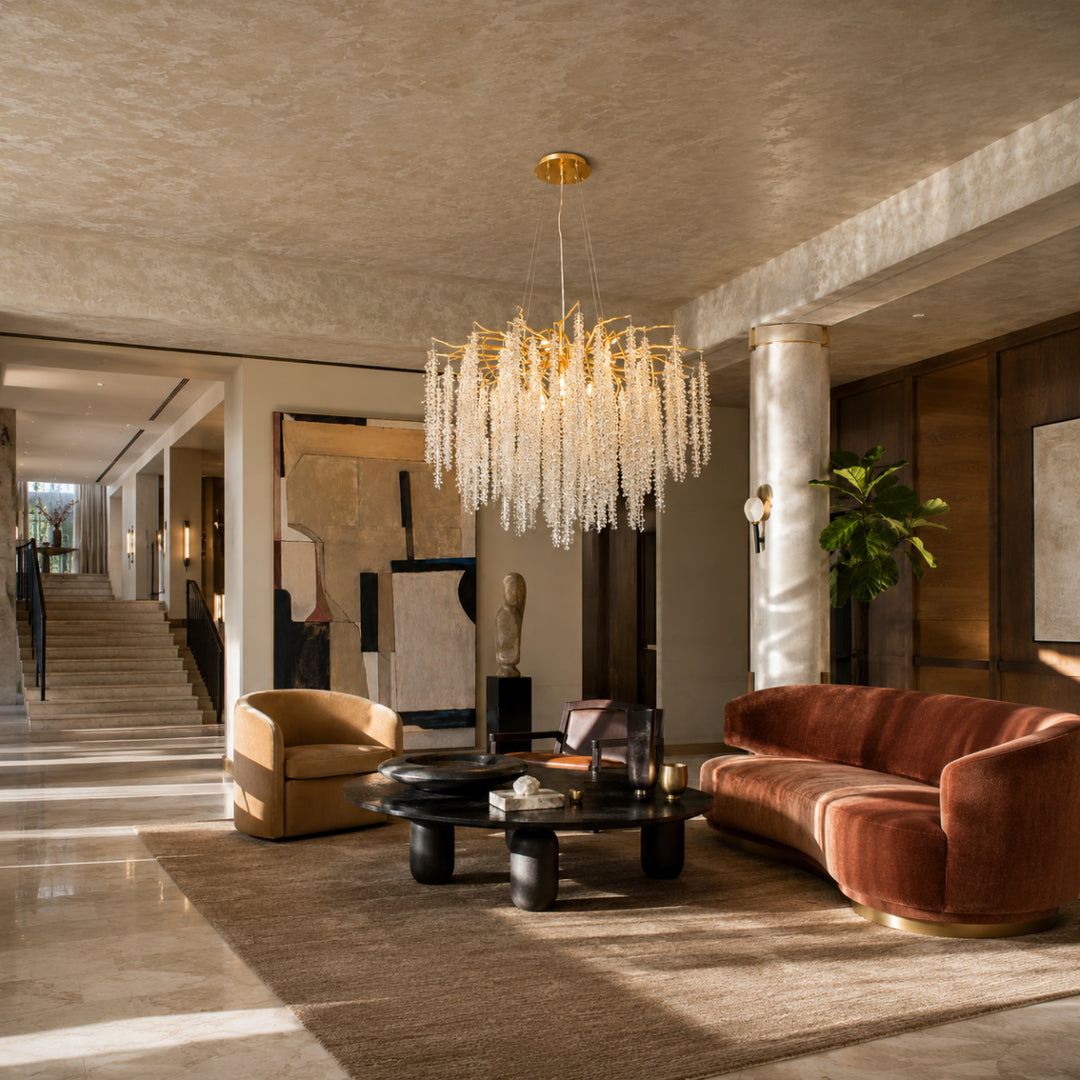 Aurelia Gold Willow Branch Chandelier 8