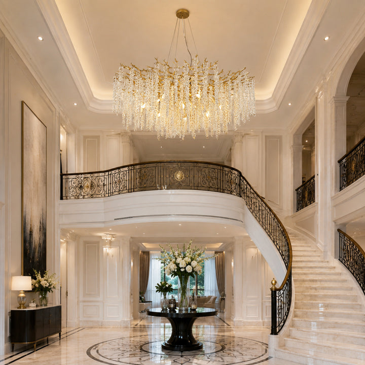 Aurelia Gold Willow Branch Chandelier 9