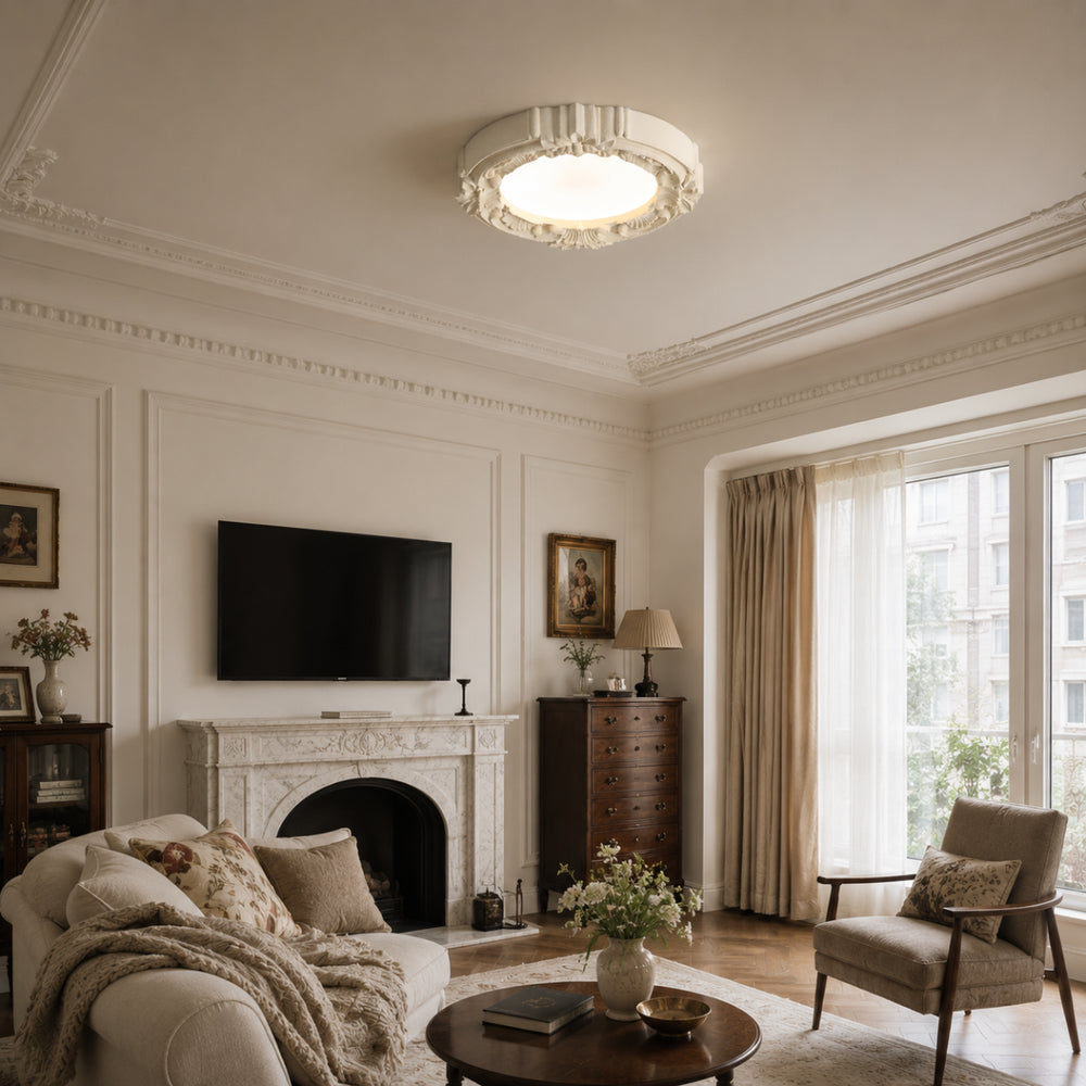 Aureline Carved Ceiling Lamp 4