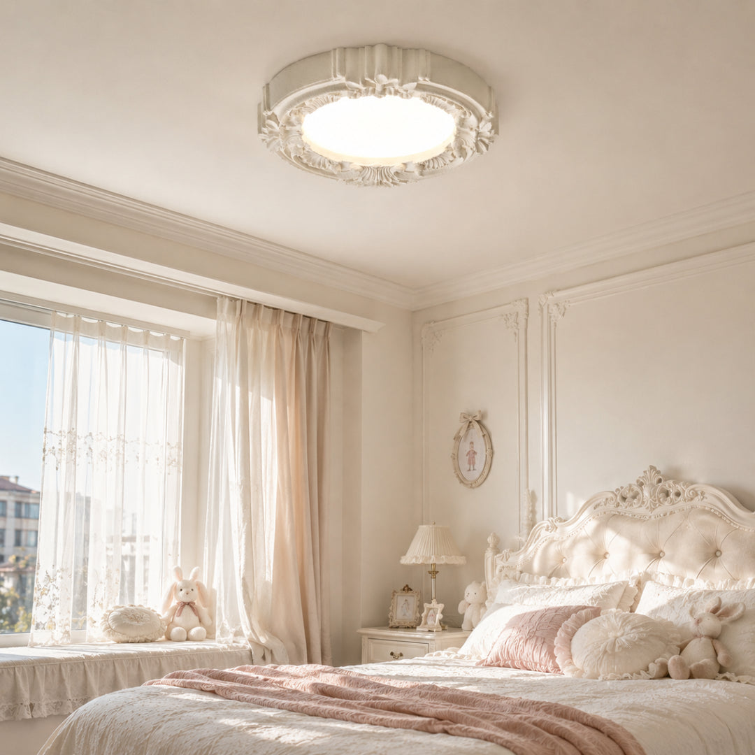 Aureline Carved Ceiling Lamp 5