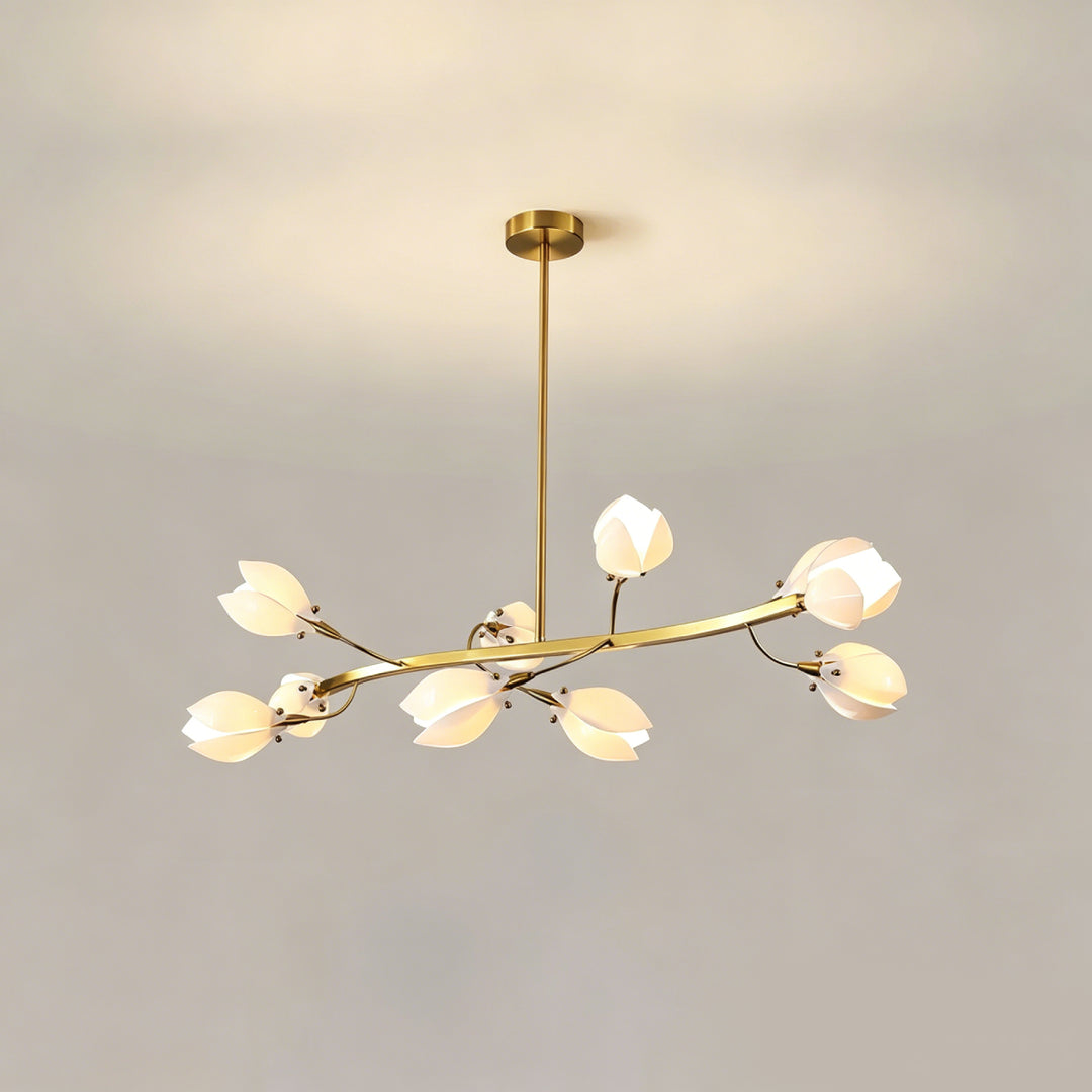 Aurelle Magnolia Branch Chandelier 10
