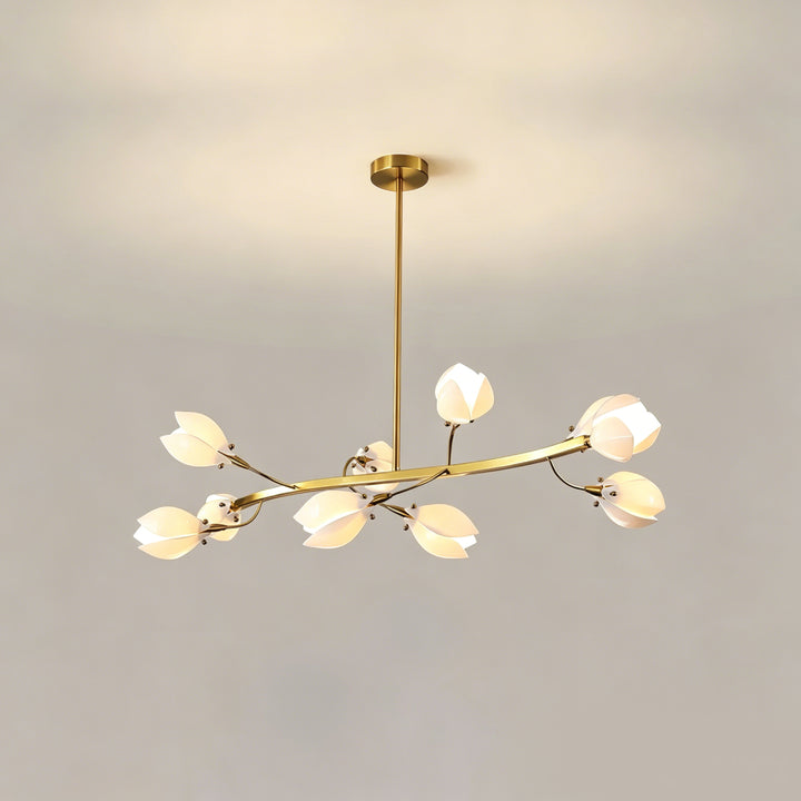 Aurelle Magnolia Branch Chandelier 10