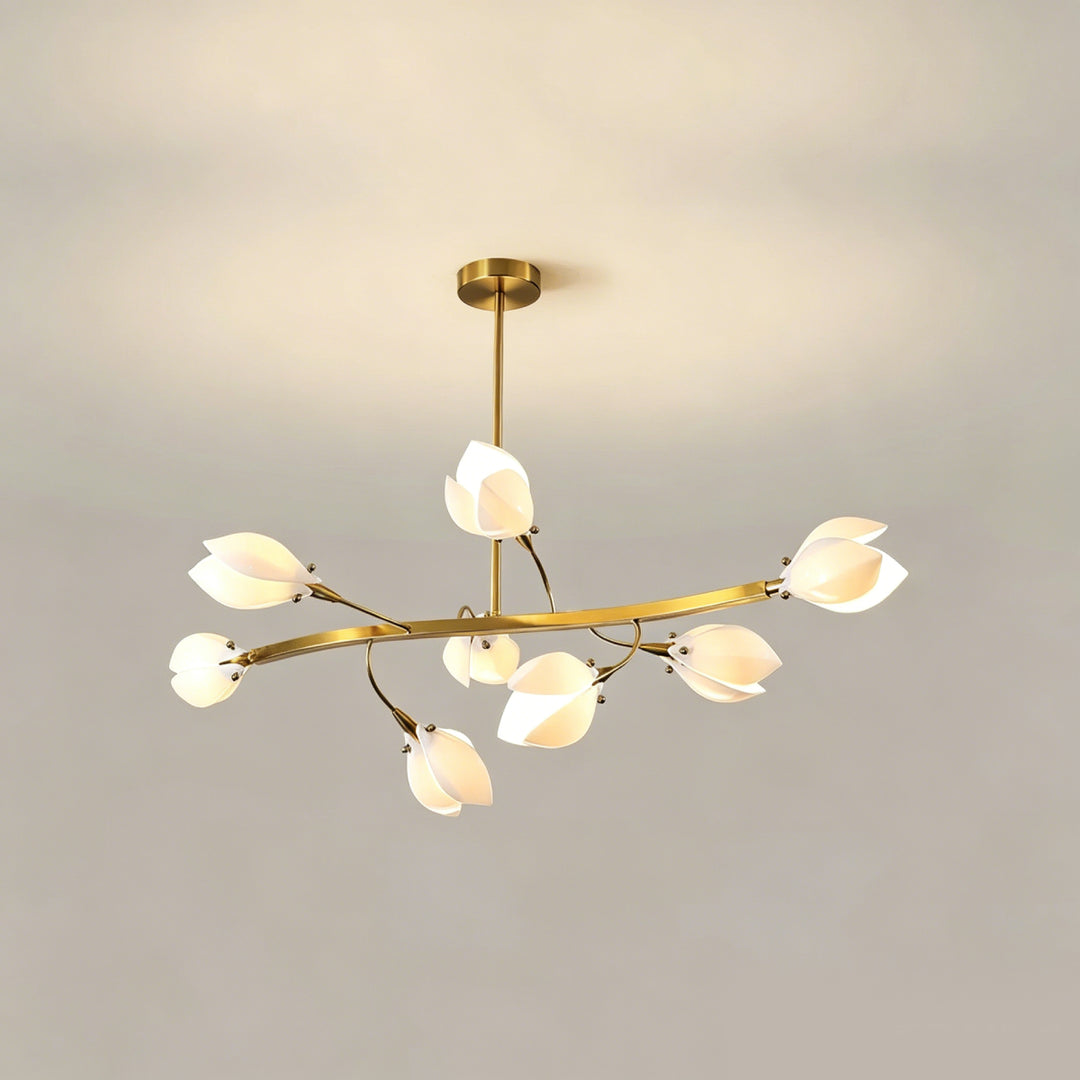 Aurelle Magnolia Branch Chandelier 11