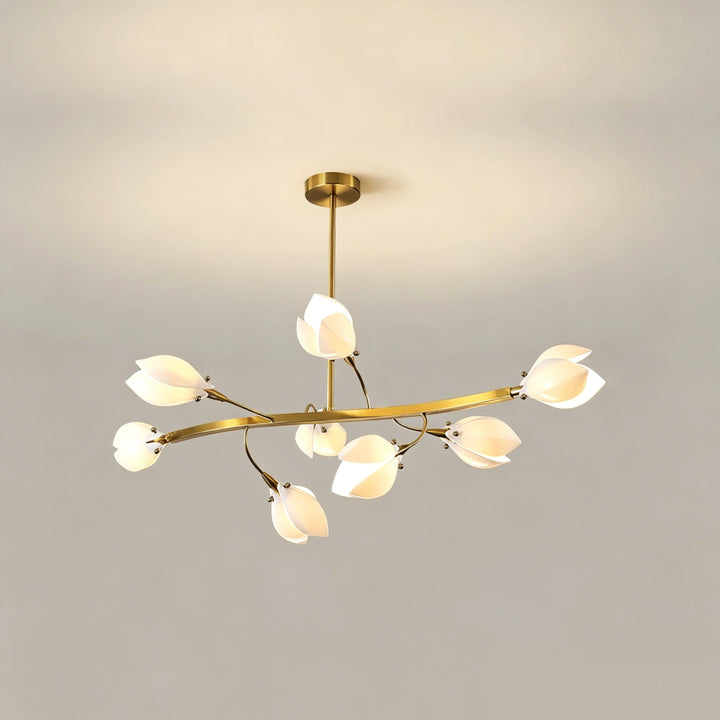 Aurelle Magnolia Branch Chandelier 11