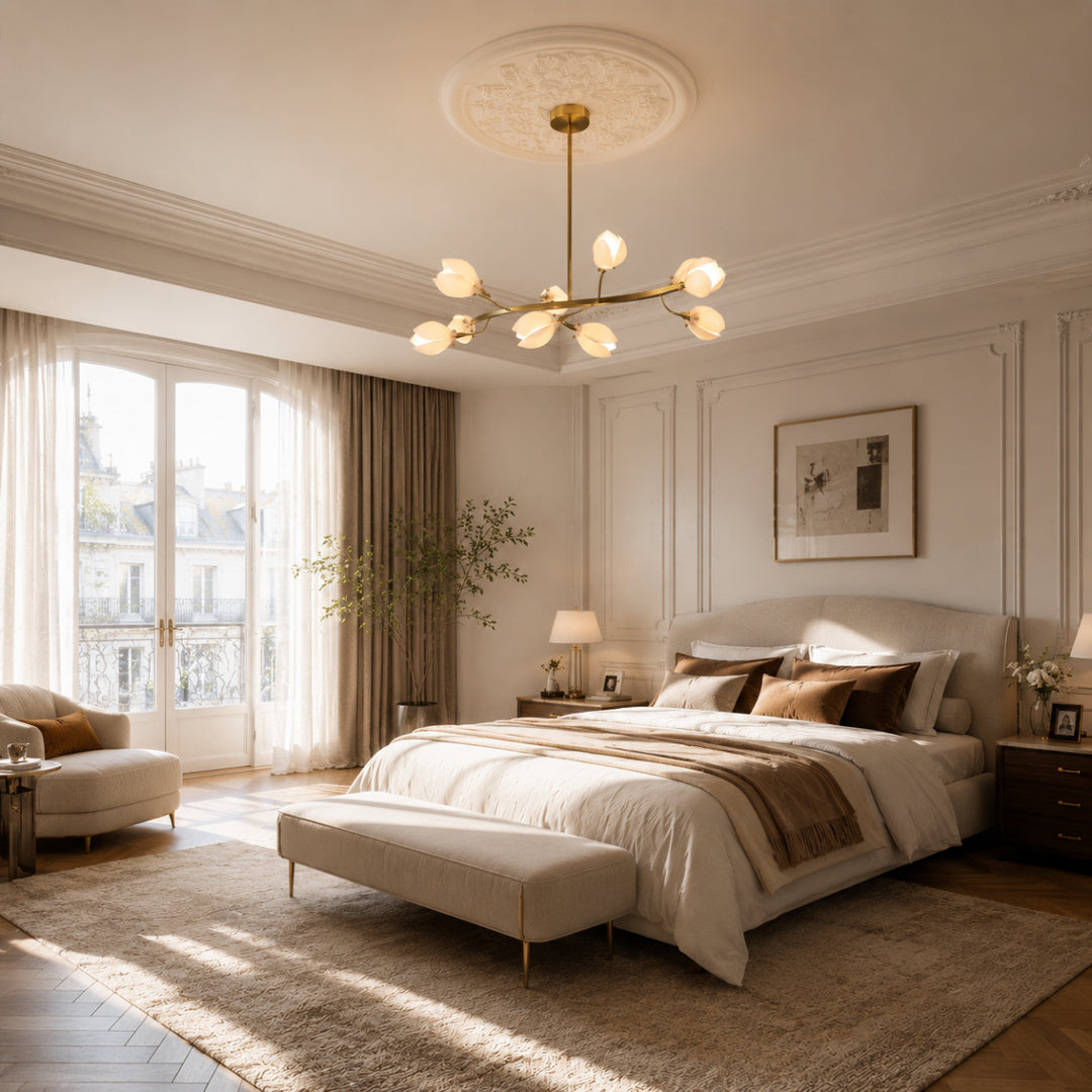 Aurelle Magnolia Branch Chandelier 13