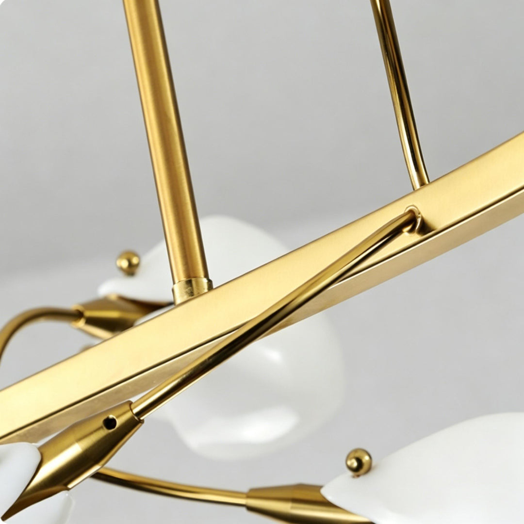 Aurelle Magnolia Branch Chandelier 5