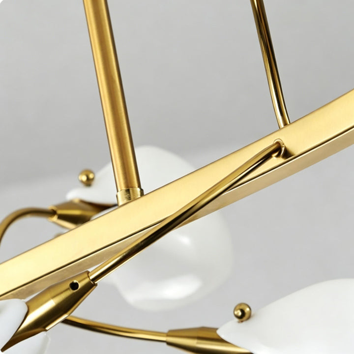 Aurelle Magnolia Branch Chandelier 5