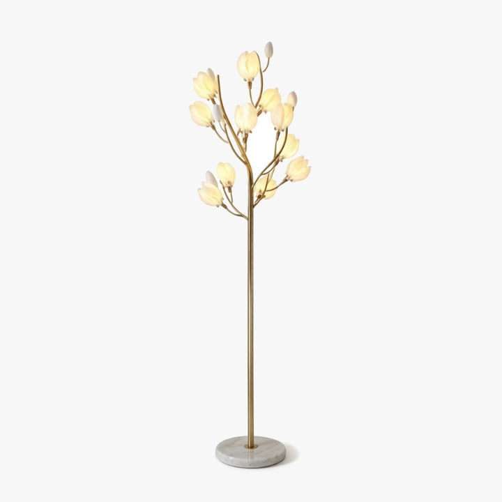 Aurelle Magnolia Branch Floor Lamp 11