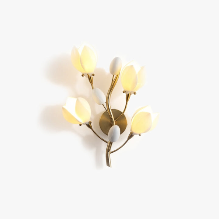 Aurelle Magnolia Branch Wall Lamp 5