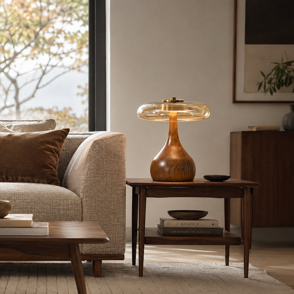 Auro Short Mushroom Table Lamp 10