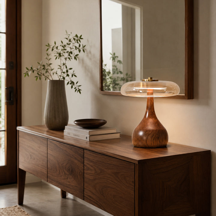 Auro Short Mushroom Table Lamp 2