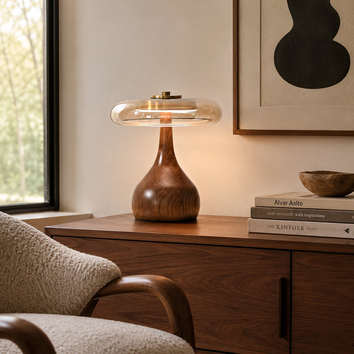 Auro Short Mushroom Table Lamp 3