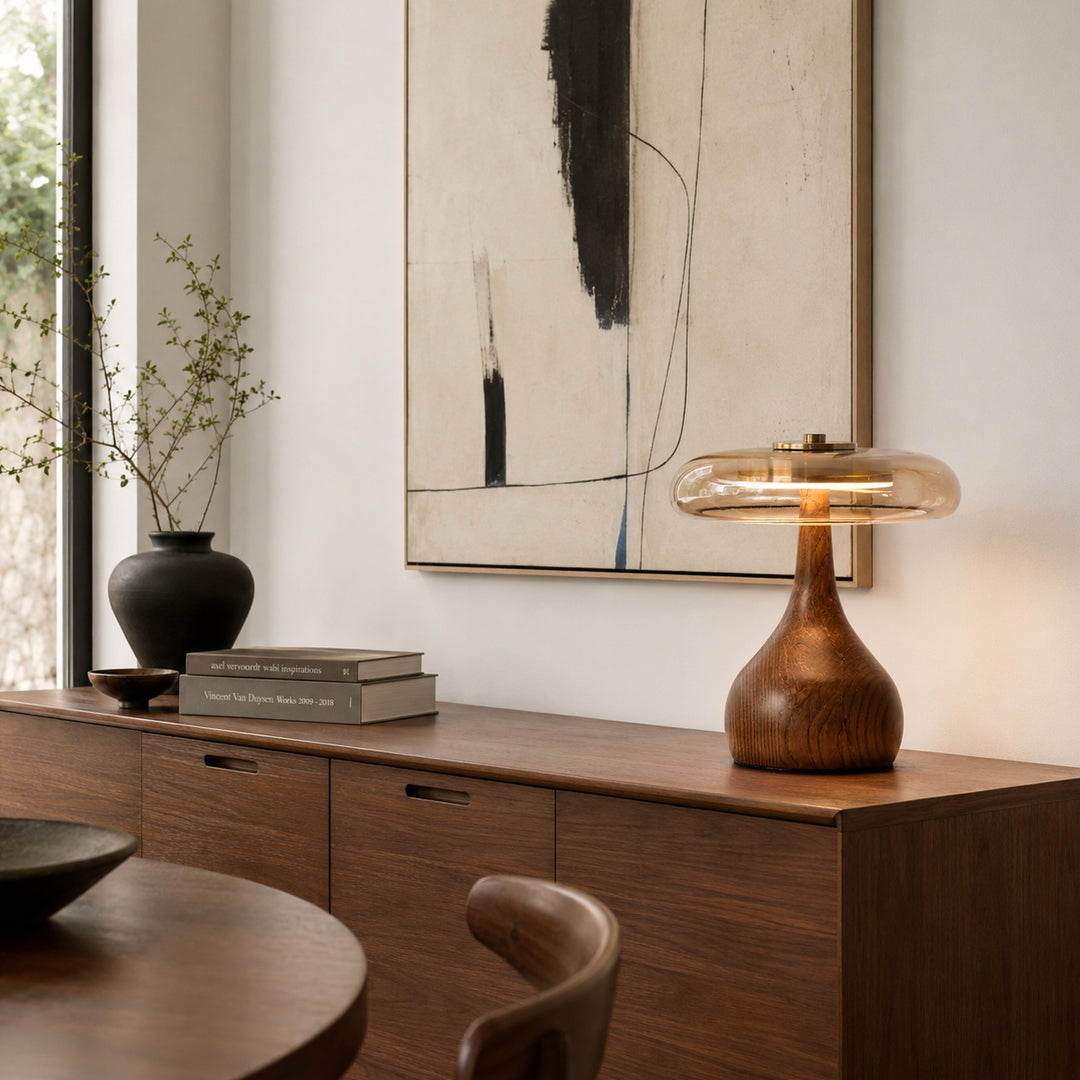 Auro Short Mushroom Table Lamp 4