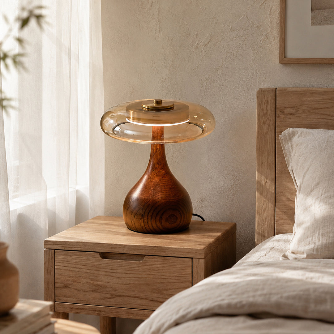 Auro Short Mushroom Table Lamp 6