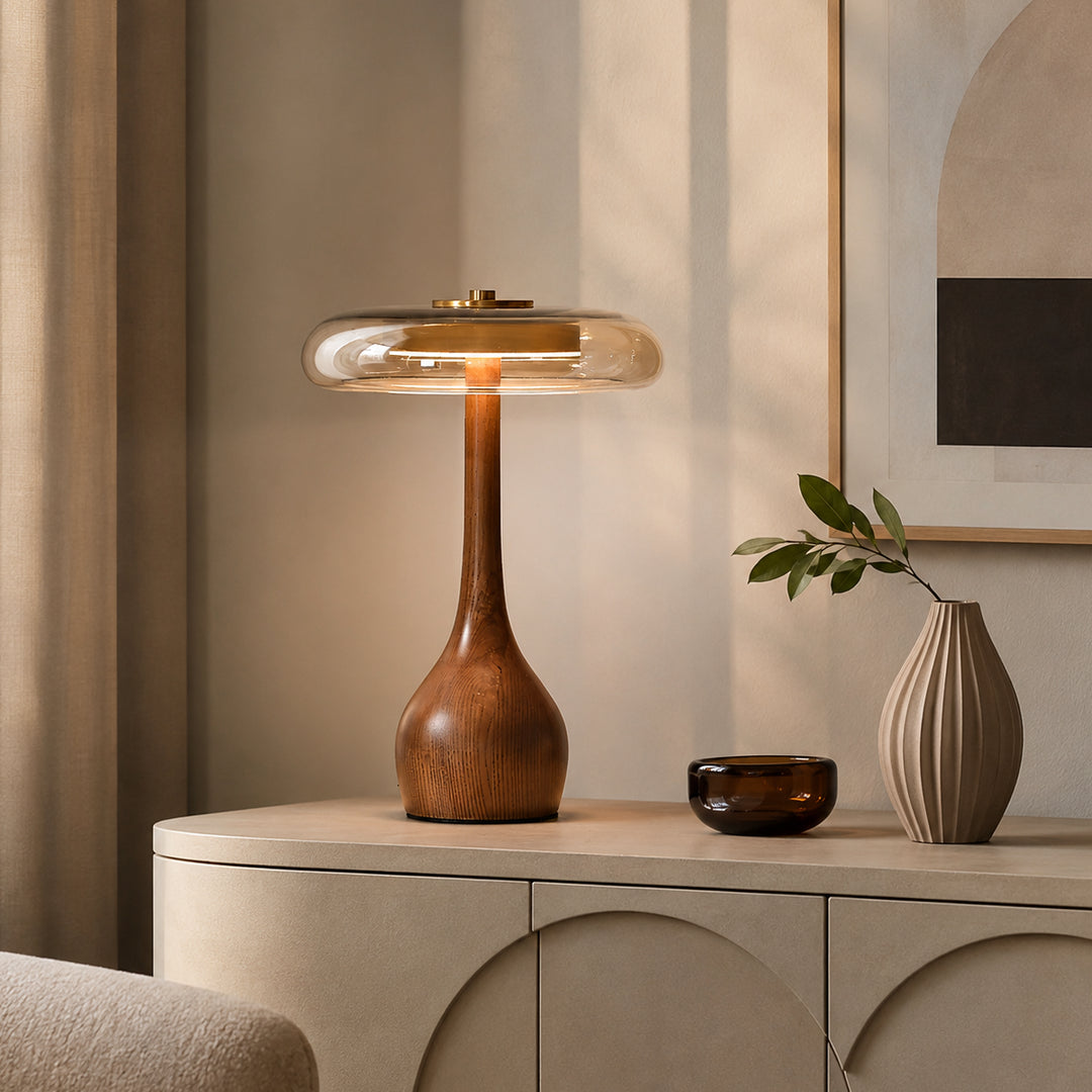Auro Tall Mushroom Table Lamp 2
