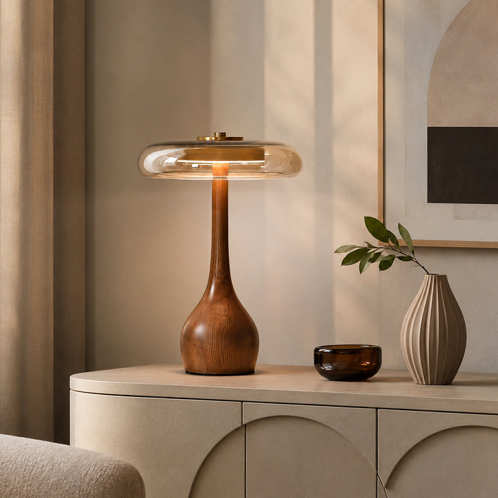 Auro Tall Mushroom Table Lamp 2