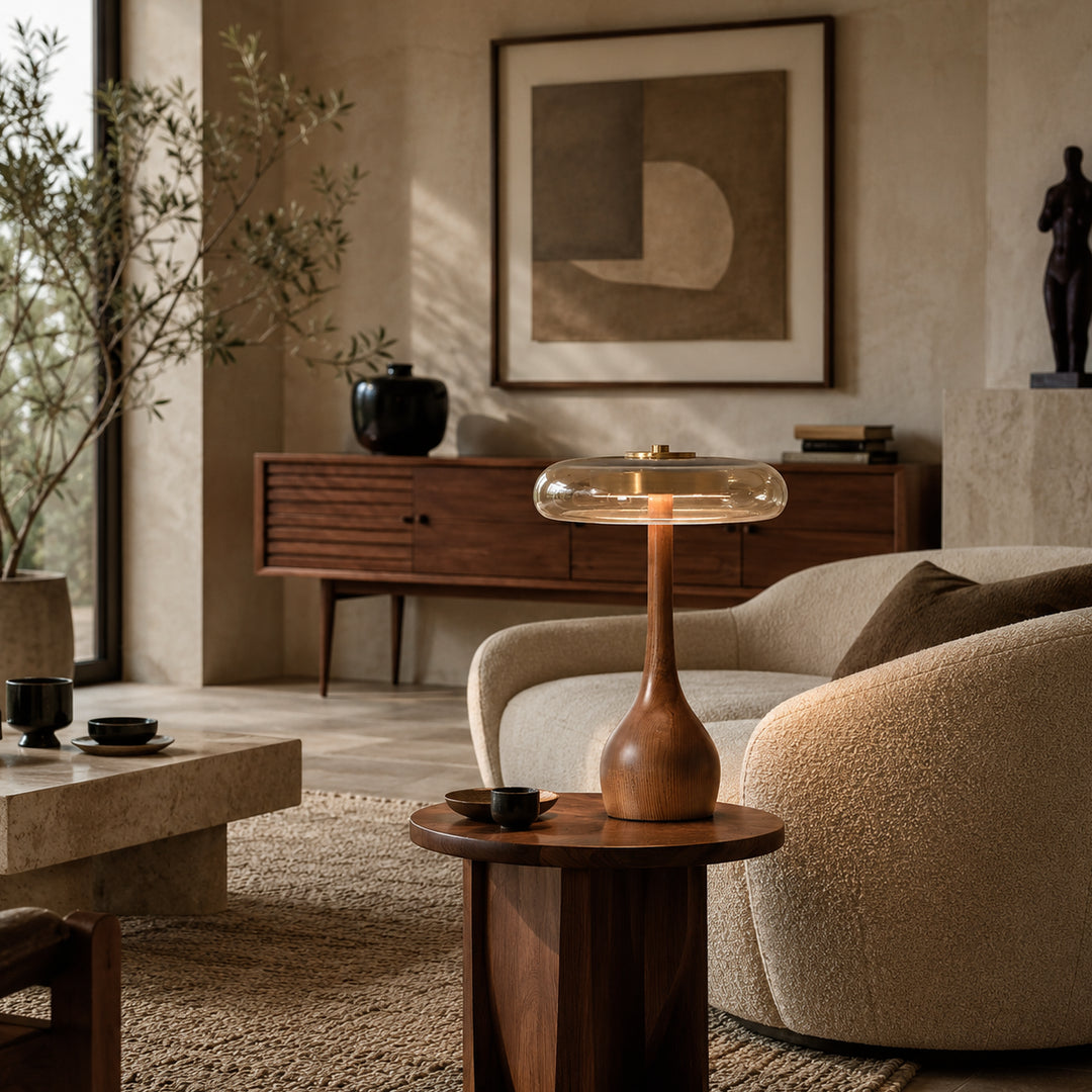 Auro Tall Mushroom Table Lamp 4