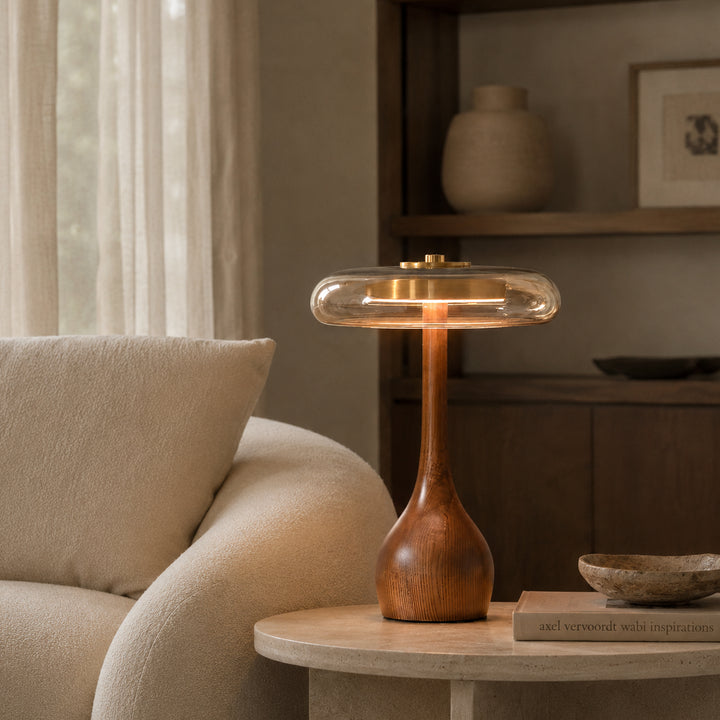 Auro Tall Mushroom Table Lamp 7