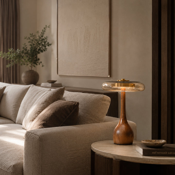 Auro Tall Mushroom Table Lamp 8