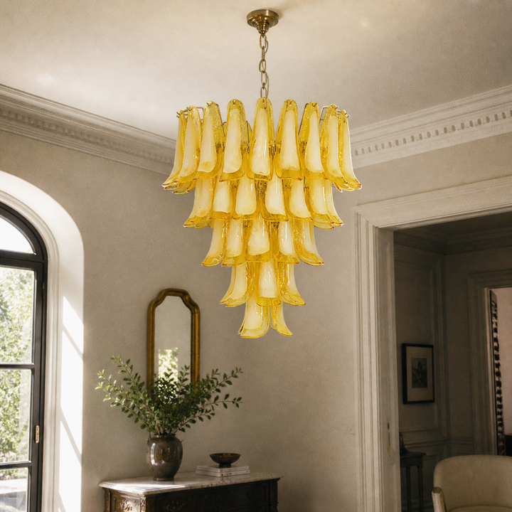 Aurora Ambra Glass Chandelier 24