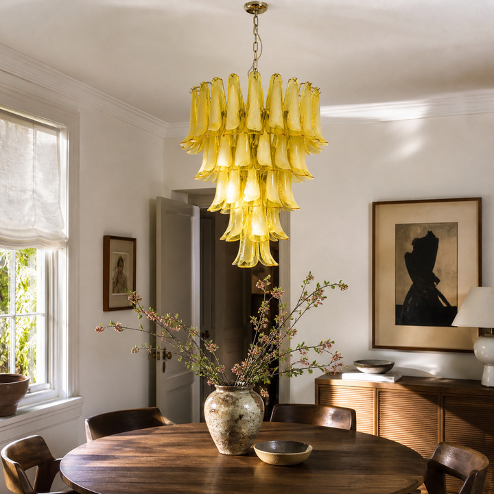 Aurora Ambra Glass Chandelier 25