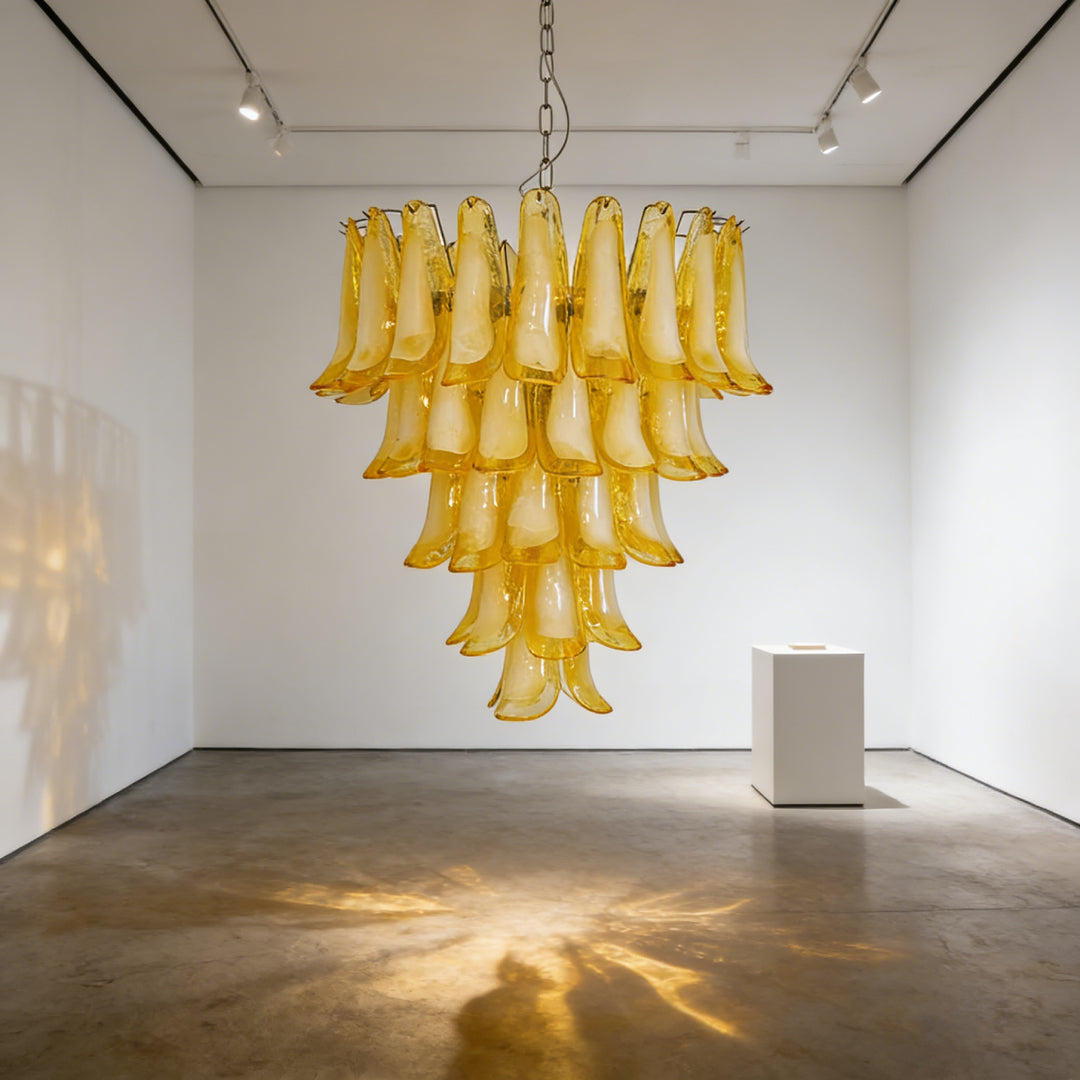 Aurora Ambra Glass Chandelier 6