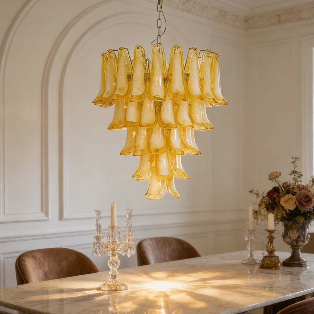 Aurora Ambra Glass Chandelier 7