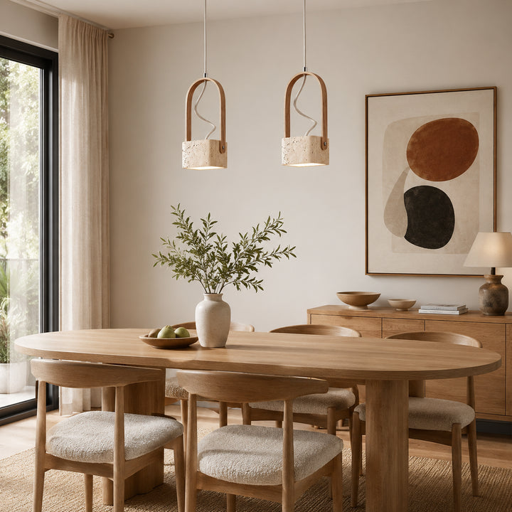 Auvrena Travertine Pendant Light 3