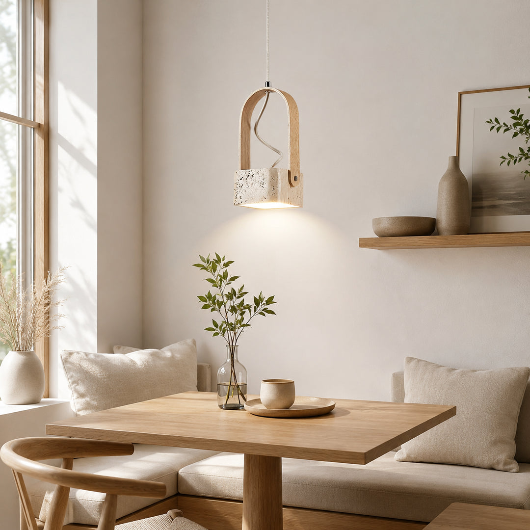 Auvrena Travertine Pendant Light 6