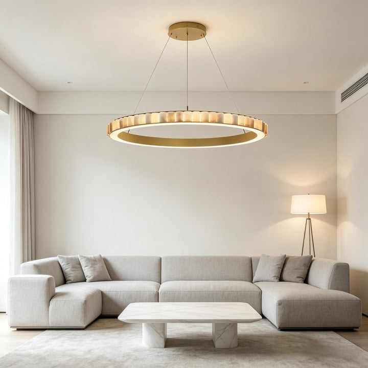 Avalon Alabaster Chandelier 13