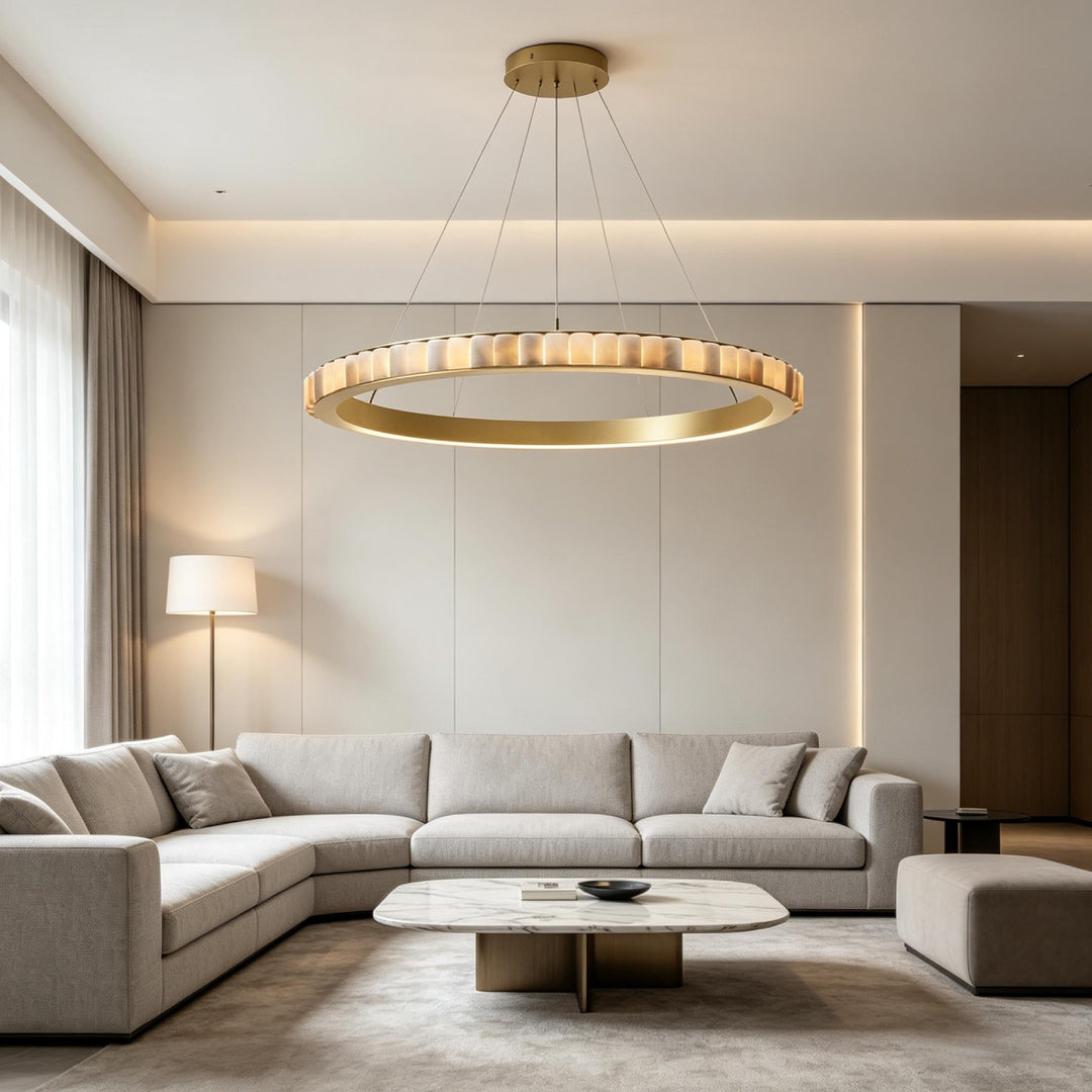 Avalon Alabaster Chandelier 15