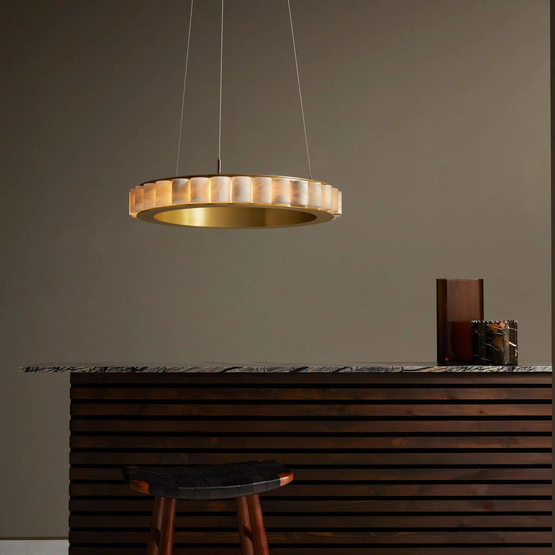 Avalon Alabaster Chandelier 9