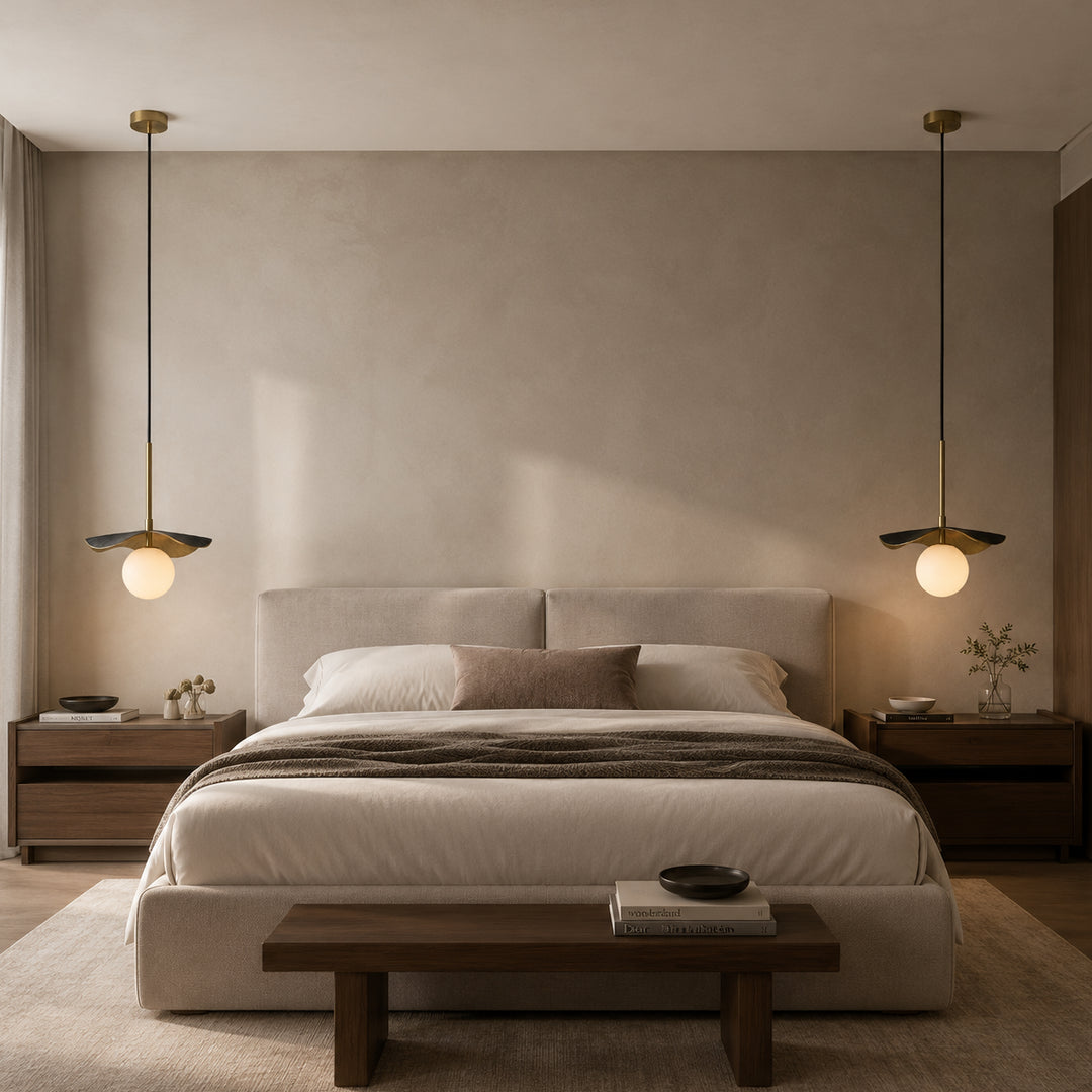 Avelune Leaf Alabaster Pendant Lamp 9