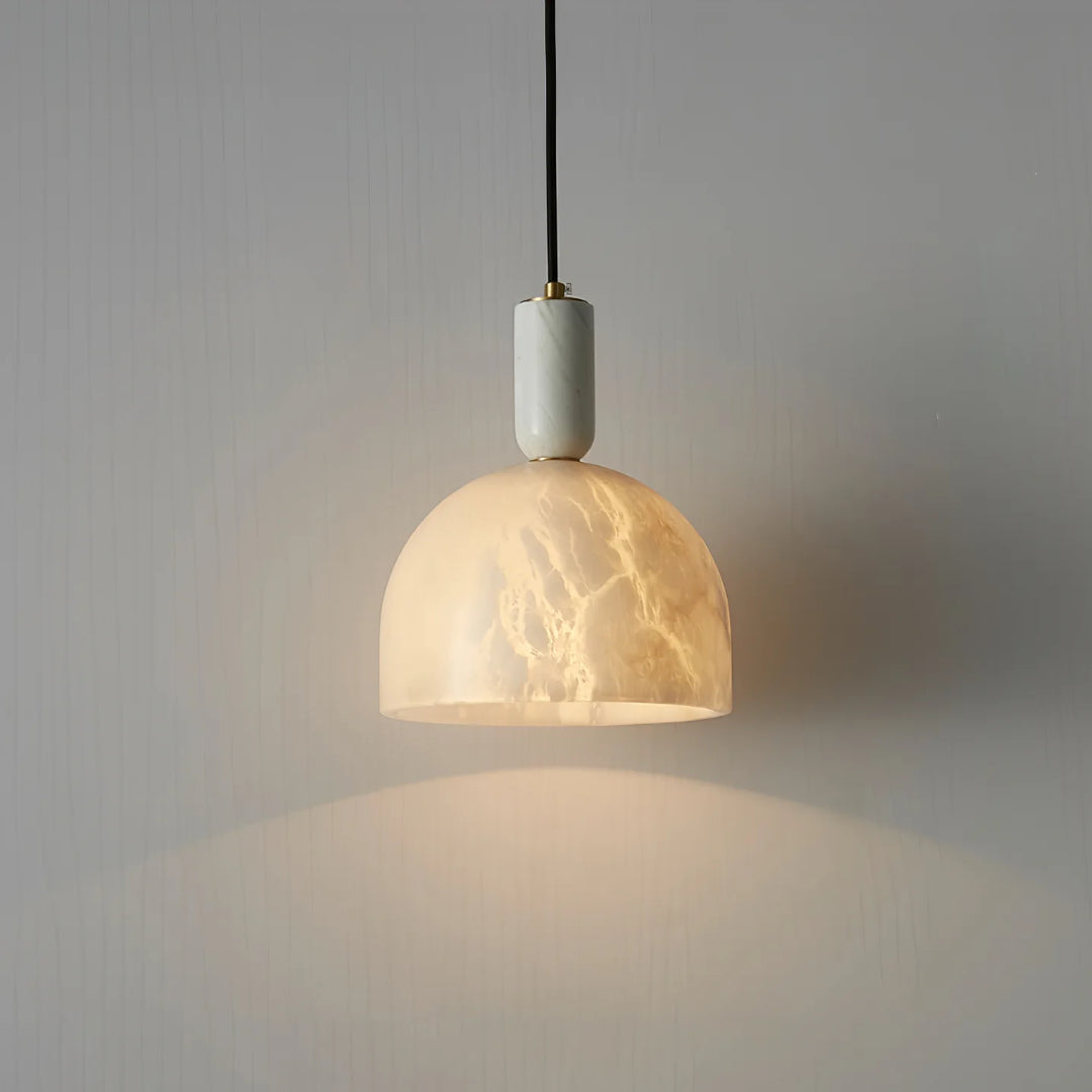 Aven Dome Alabaster Pendant Lamp 6