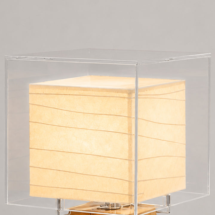 Averciel Burl Wood Table Lamp 5