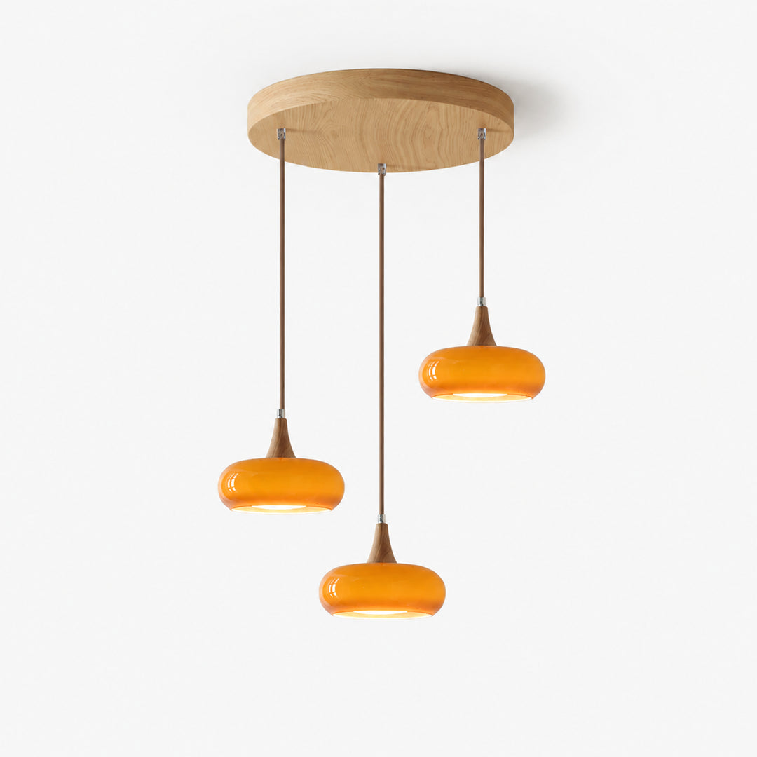 Averlo Three Headed Disc Chandeliers 1