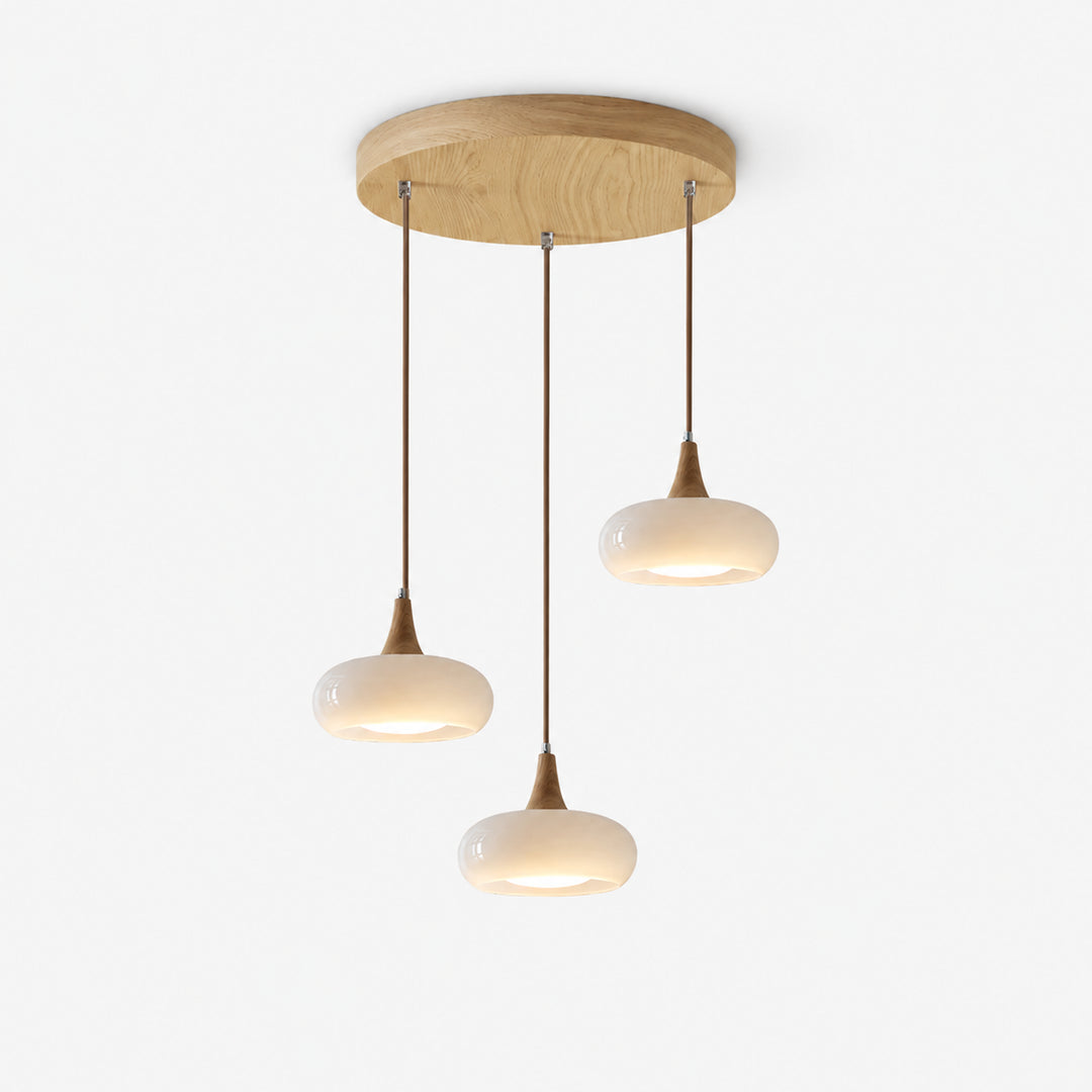 Averlo Three Headed Disc Chandeliers 2