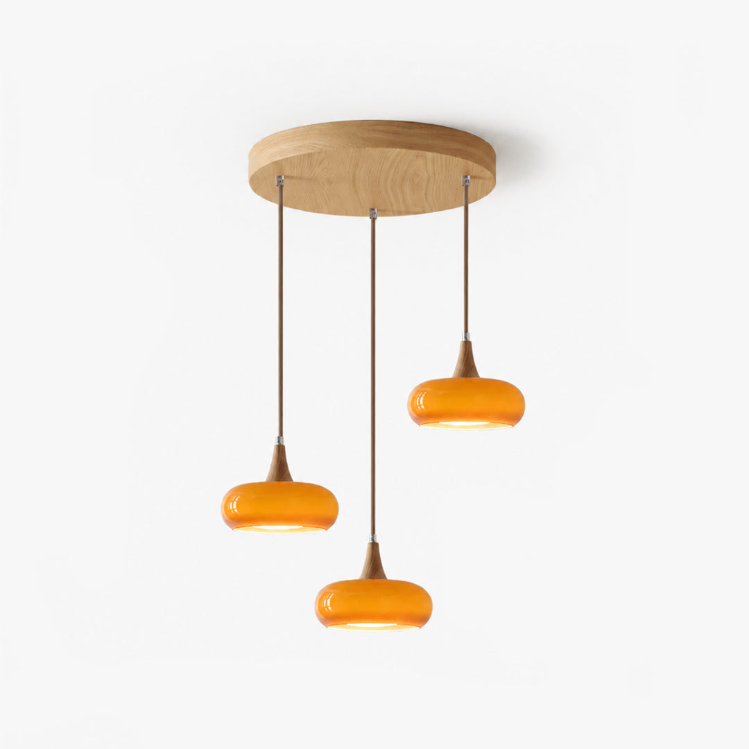 Averlo Three Headed Disc Chandeliers 3