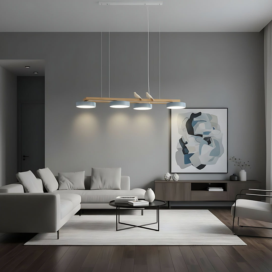 Avia Bird Linear Chandelier 12