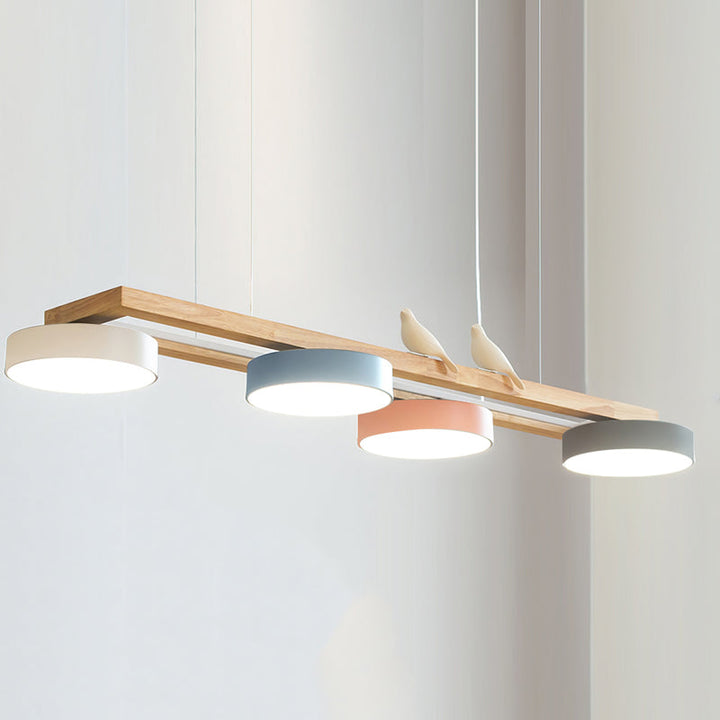 Avia Bird Linear Chandelier 8