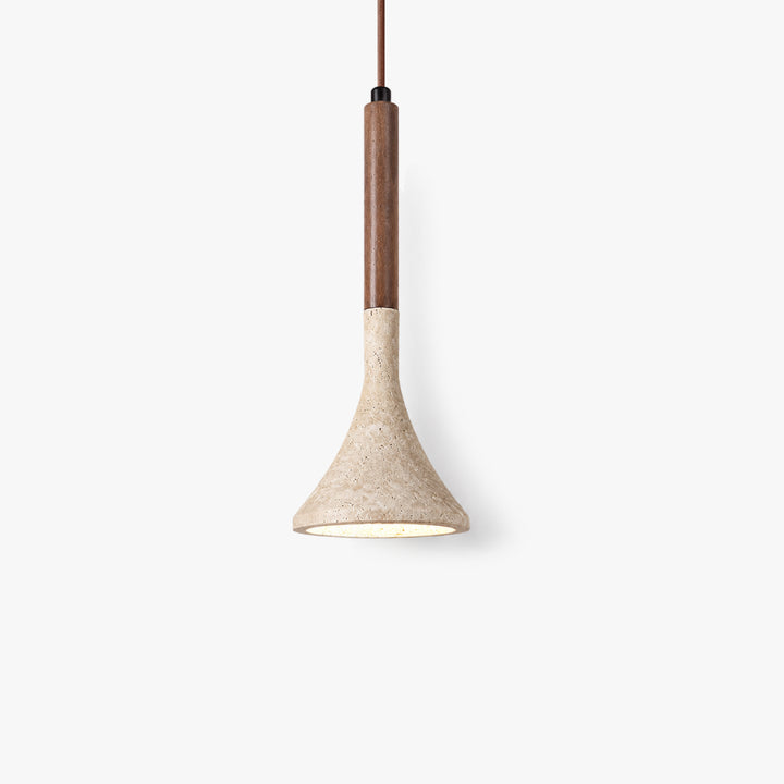 Avori Travertine Cone Pendant Light 7