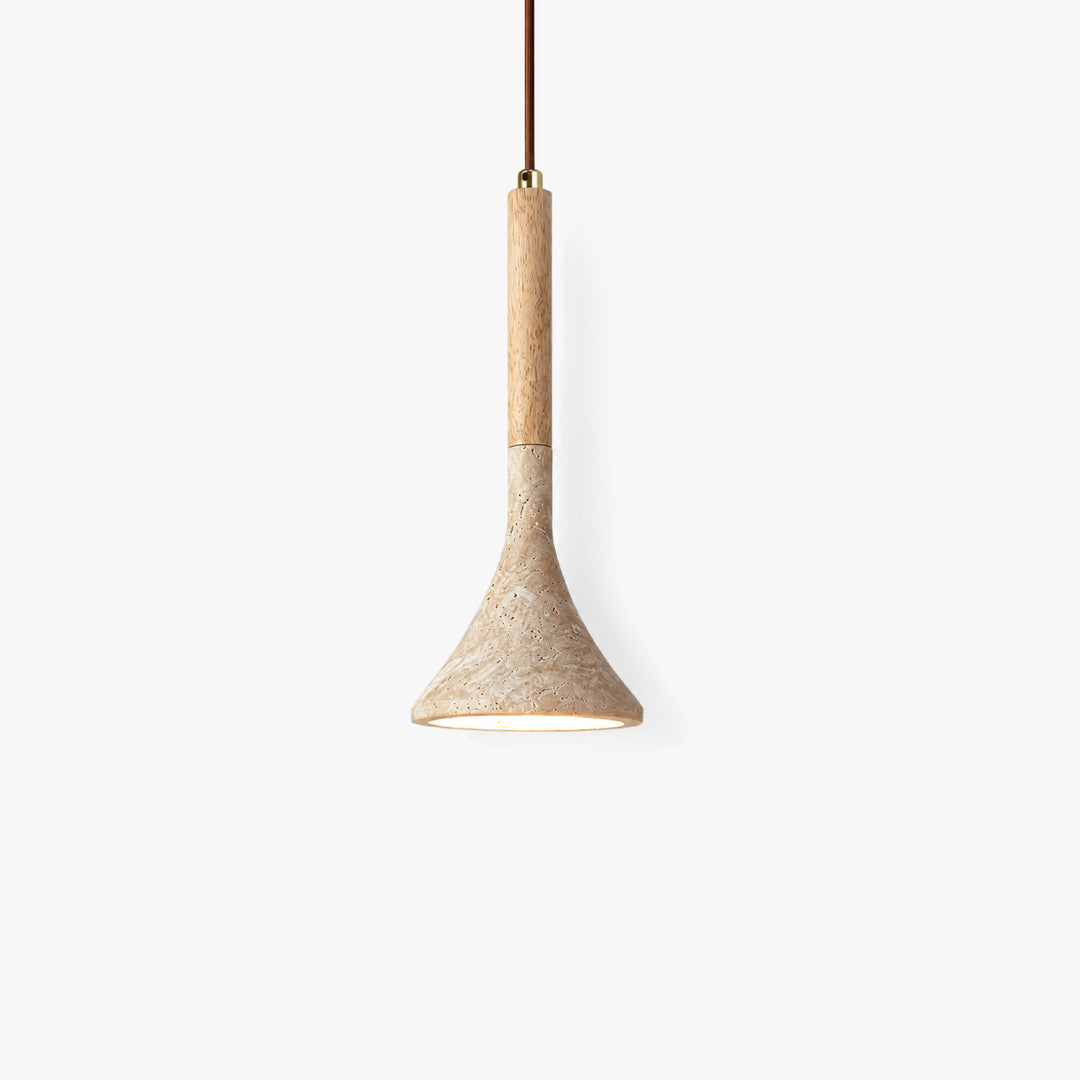 Avori Travertine Cone Pendant Light 8