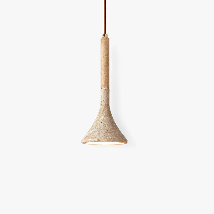Avori Travertine Cone Pendant Light 8