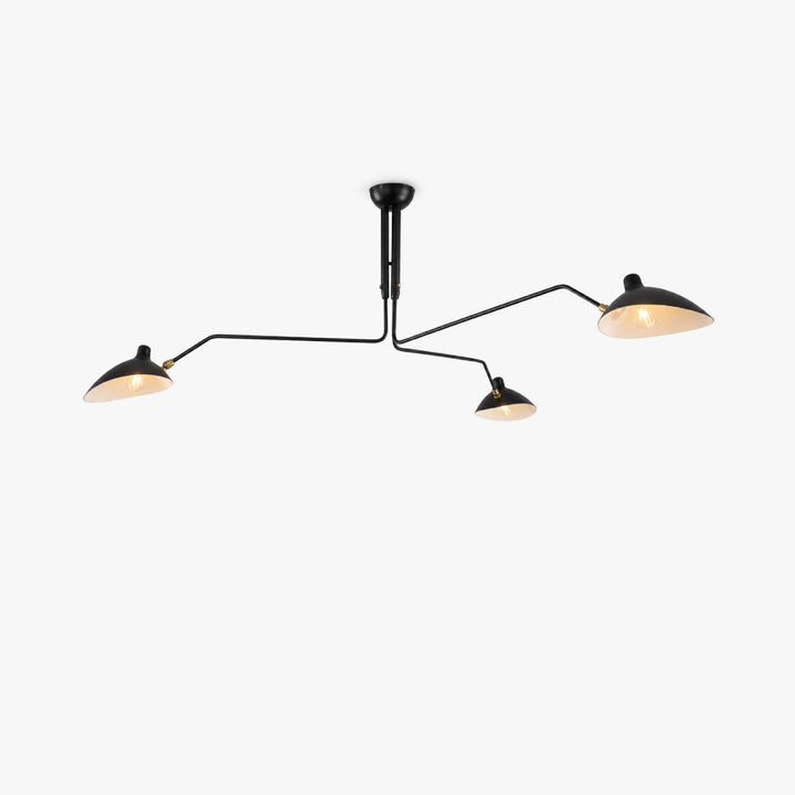 Axial Swing Arm Chandelier 1